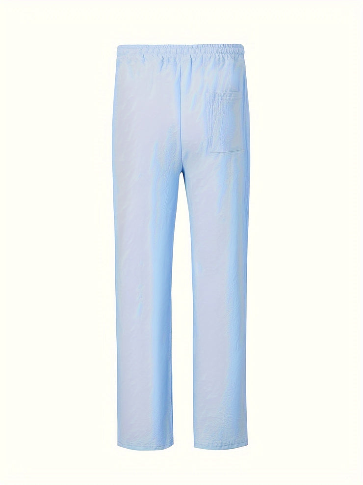 PANTALON DÉCONTRACTÉ EN COTON ET LIN